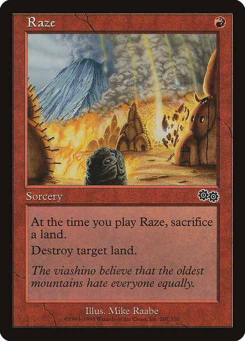 Raze - Urza's Saga Common Card