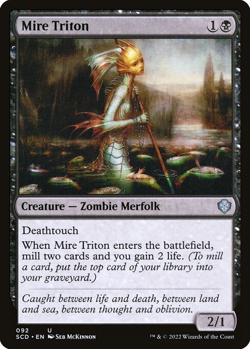 Mire Triton - Starter Commander Decks Uncommon Card