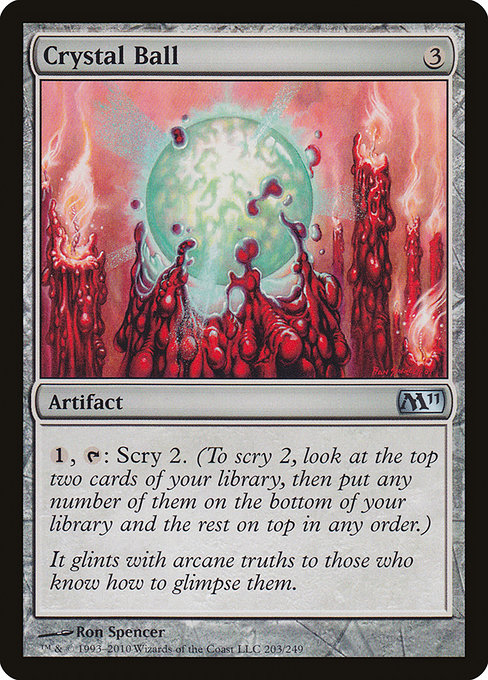 Crystal Ball - Magic 2011 Uncommon Card