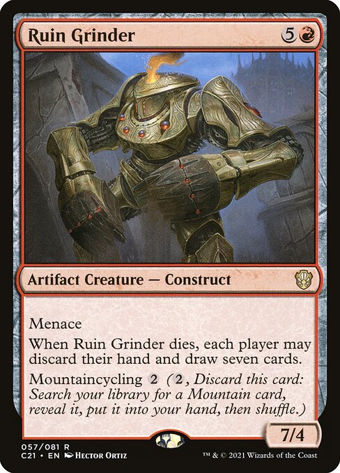 Ruin Grinder - Commander 2021 Rare Card