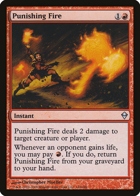 Punishing Fire - Zendikar Uncommon Card