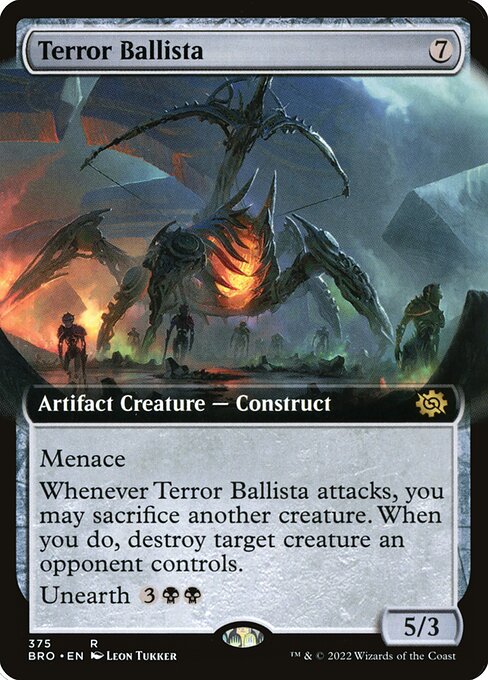 Terror Ballista - The Brothers' War Rare Card