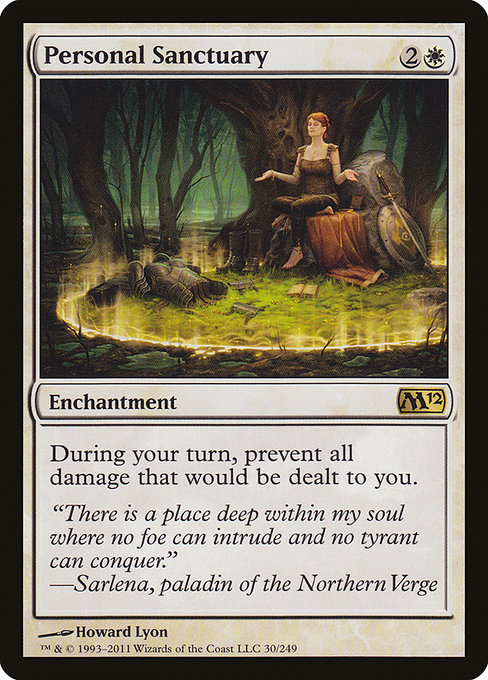 Personal Sanctuary - Magic 2012 Rare Card