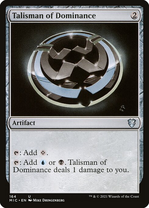 Talisman of Dominance - Midnight Hunt Commander Uncommon Card