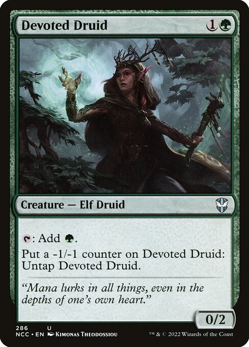 Devoted Druid - New Capenna Commander Uncommon Card