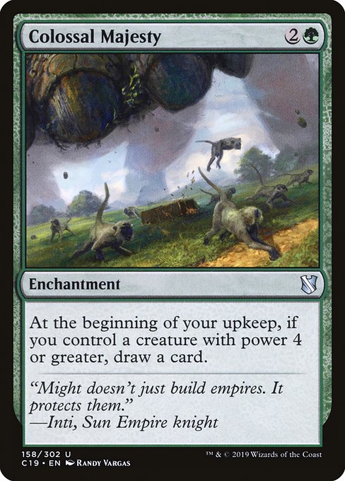 Colossal Majesty - Commander 2019 Uncommon Card