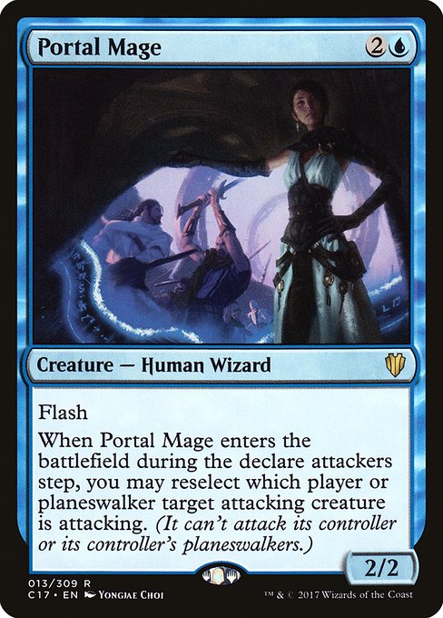 Portal Mage - Commander 2017 Rare Card