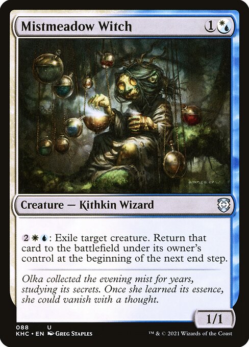 Mistmeadow Witch - Kaldheim Commander Uncommon Card