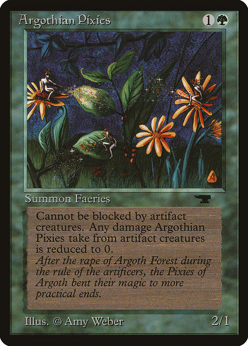 Argothian Pixies - Antiquities Common Card