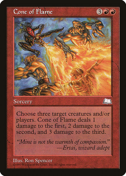 Cone of Flame - Weatherlight Uncommon Card