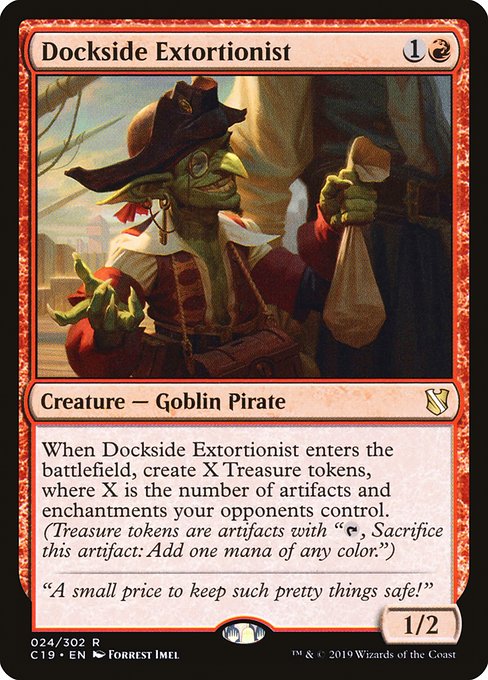 Dockside Extortionist - Commander 2019 Rare Card
