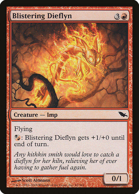 Blistering Dieflyn - Shadowmoor Common Card