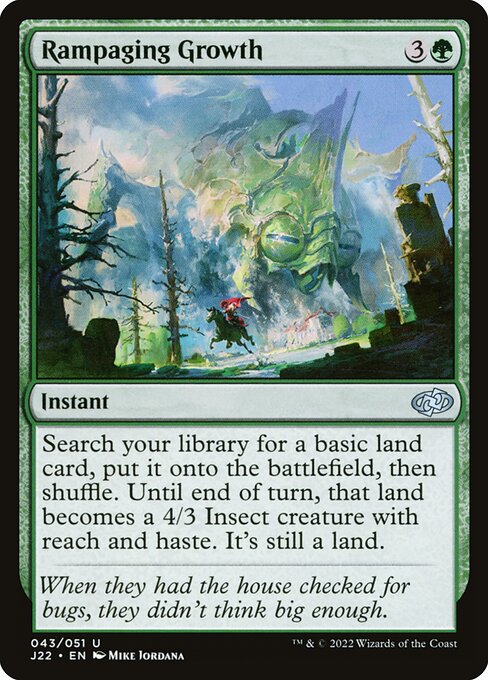 Rampaging Growth - Jumpstart 2022 Uncommon Card