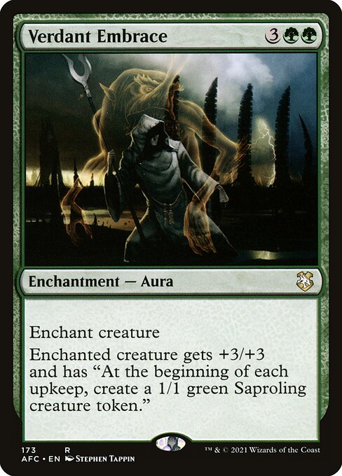 Verdant Embrace - Forgotten Realms Commander Rare Card
