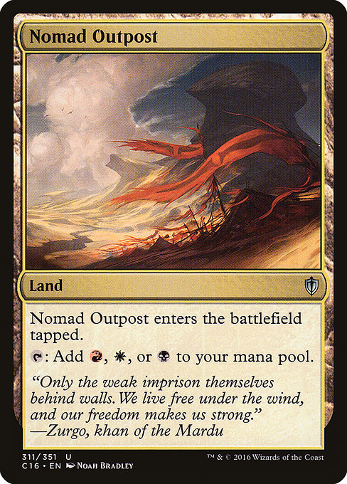 Nomad Outpost - Commander 2016 Uncommon Card