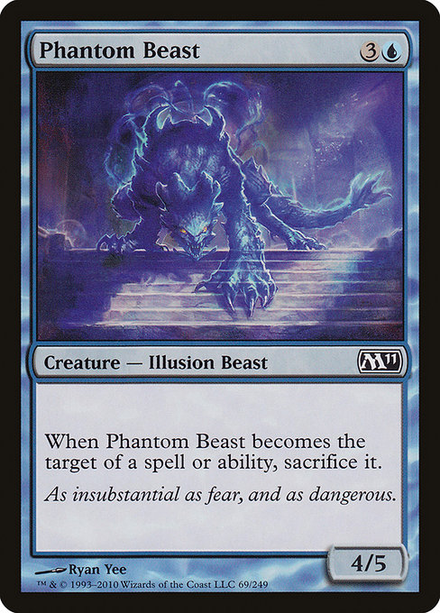 Phantom Beast - Magic 2011 Common Card