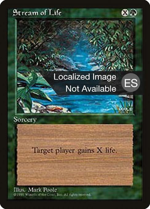 Stream of Life - Fourth Edition Foreign Black Border Common Card