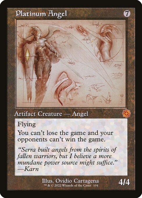 Platinum Angel - The Brothers' War Retro Artifacts Mythic Card