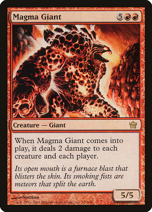 Magma Giant - Fifth Dawn Rare Card