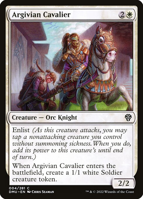 Argivian Cavalier - Dominaria United Common Card
