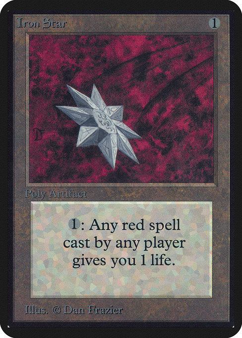 Iron Star - Limited Edition Alpha Uncommon Card