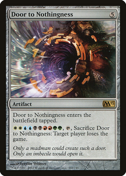 Door to Nothingness - Magic 2013 Rare Card