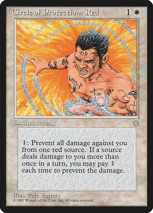 Circle of Protection: Red - Ice Age Common Card