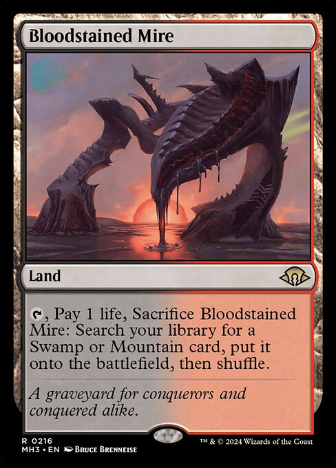 Bloodstained Mire - Modern Horizons 3 Rare Card