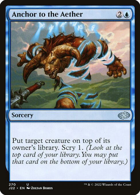 Anchor to the Aether - Jumpstart 2022 Uncommon Card