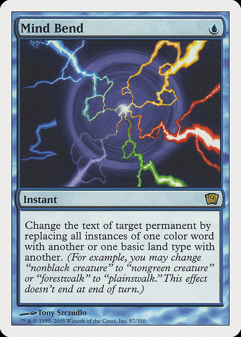 Mind Bend - Ninth Edition Rare Card