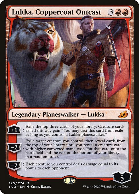 Lukka, Coppercoat Outcast - Ikoria: Lair of Behemoths Mythic Card
