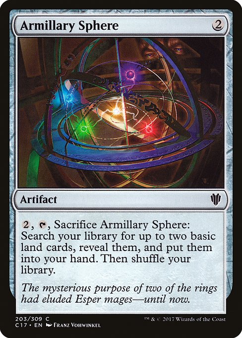Armillary Sphere - Commander 2017 Common Card