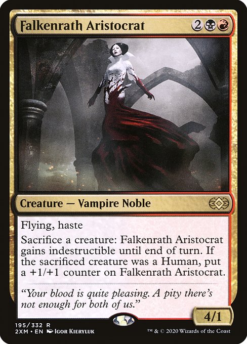 Falkenrath Aristocrat - Double Masters Rare Card