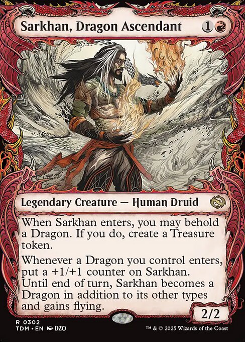 Sarkhan, Dragon Ascendant - Tarkir: Dragonstorm Rare Card