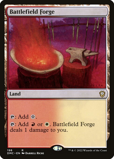 Battlefield Forge - Dominaria United Commander Rare Card
