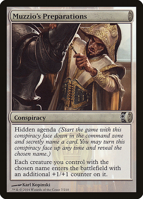 Muzzio's Preparations - Conspiracy Common Card