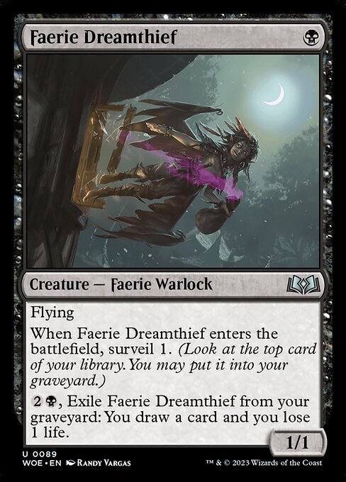Faerie Dreamthief - Wilds of Eldraine Uncommon Card