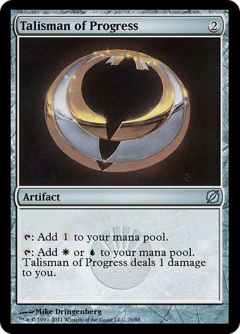Talisman of Progress - Duel Decks: Mirrodin Pure vs. New Phyrexia Uncommon Card