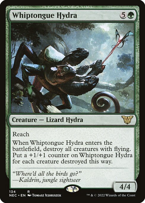 Whiptongue Hydra - Neon Dynasty Commander Rare Card
