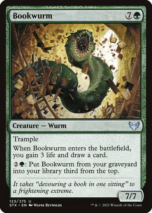 Bookwurm - Strixhaven: School of Mages Uncommon Card