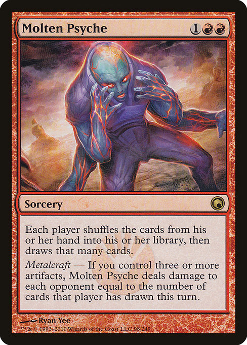 Molten Psyche - Scars of Mirrodin Rare Card