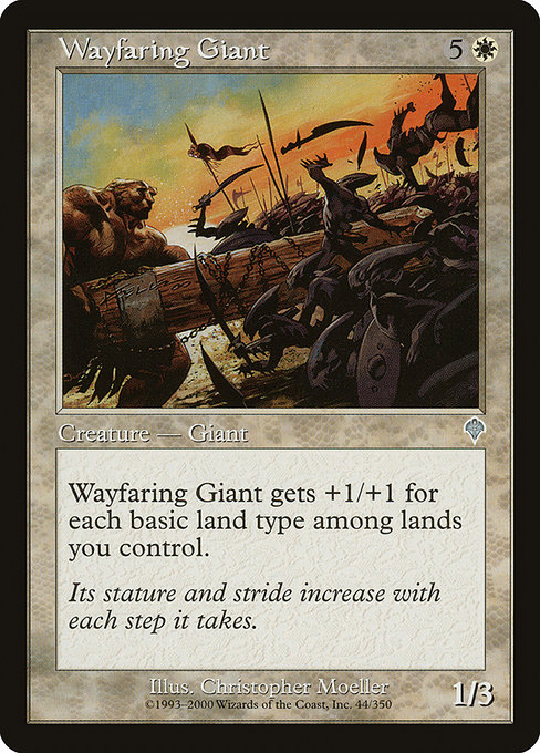 Wayfaring Giant - Invasion Uncommon Card