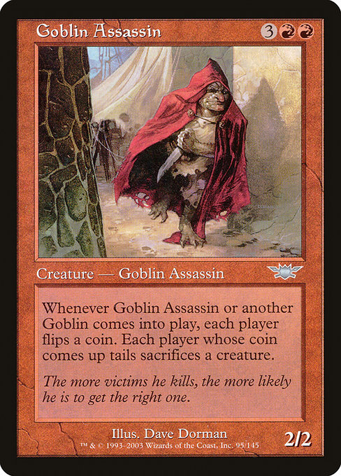 Goblin Assassin - Legions Uncommon Card