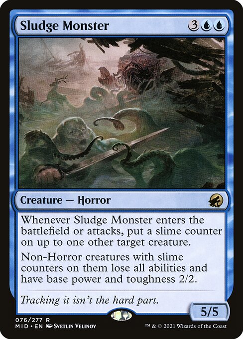 Sludge Monster - Innistrad: Midnight Hunt Rare Card