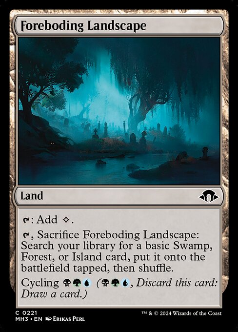 Foreboding Landscape - Modern Horizons 3 Common Card