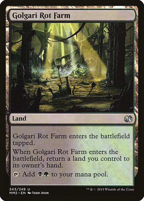 Golgari Rot Farm - Modern Masters 2015 Uncommon Card