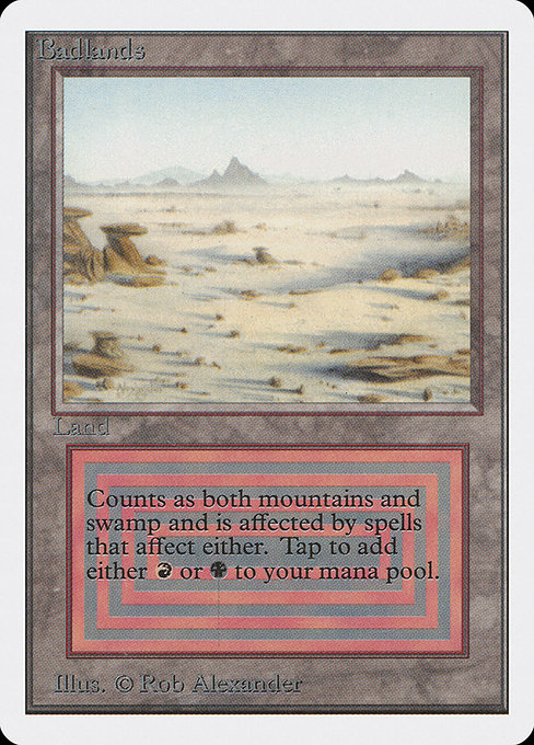 Badlands - Unlimited Edition Rare Card