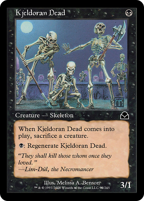 Kjeldoran Dead - Masters Edition II Common Card