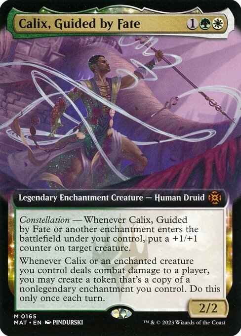 Calix, Guided by Fate - March of the Machine: The Aftermath Mythic Card