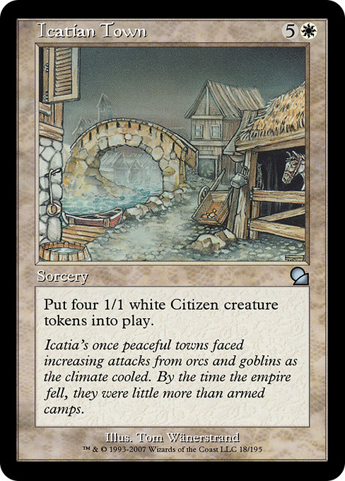 Icatian Town - Masters Edition Uncommon Card